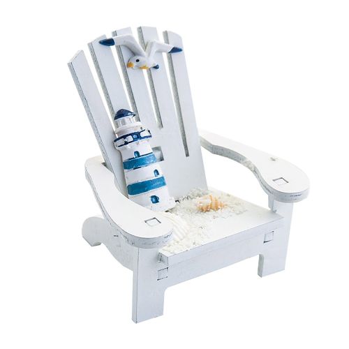 Beach Chair Home Decoration Creative Cute Ocean Beach Chair Ornament Wooden Craft Mini Miniature Kids Toy Decoración Hogar Beach Chair Home Decoration Creative Cute Ocean Beach Chair Ornament Wooden Craft Mini Miniature Kids Toy Decoración Hogar